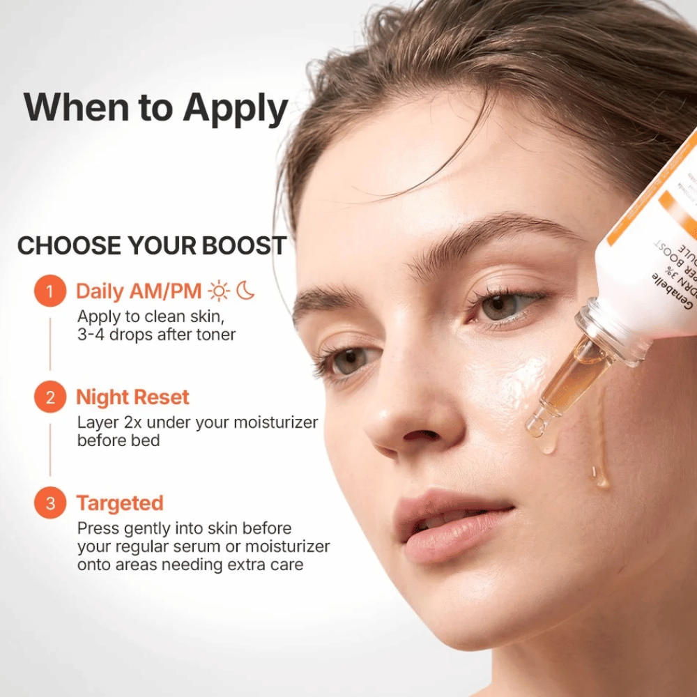Genabelle PDRN 3% Hyper Boost Ampoule nanese se na kožo za intenzivno nego bariere