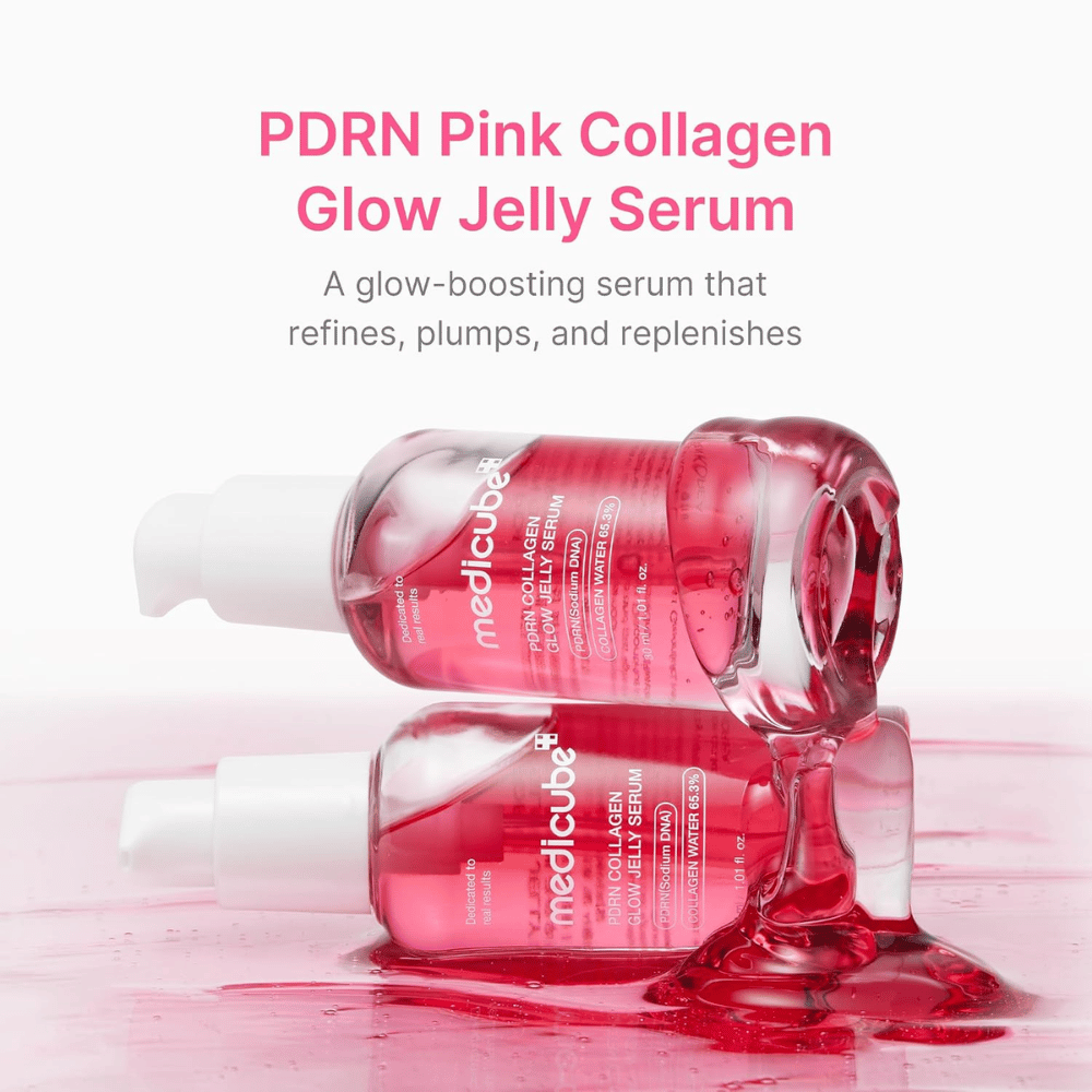 Medicube PDRN Collagen Glow Jelly Serum za navlaženo, polnejšo kožo z naravnim sijajem in elastičnostjo
