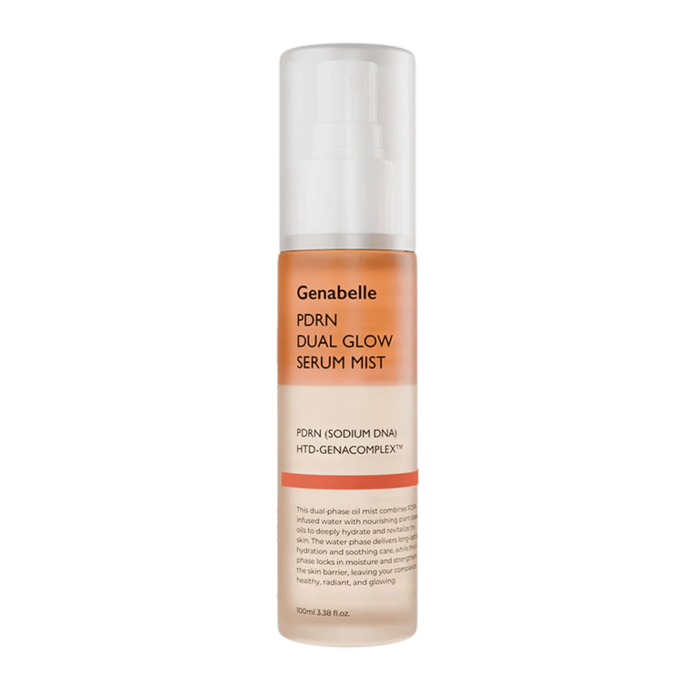 Genabelle PDRN Dual Glow Serum Mist slika izdelka 100 ml na belem ozadju