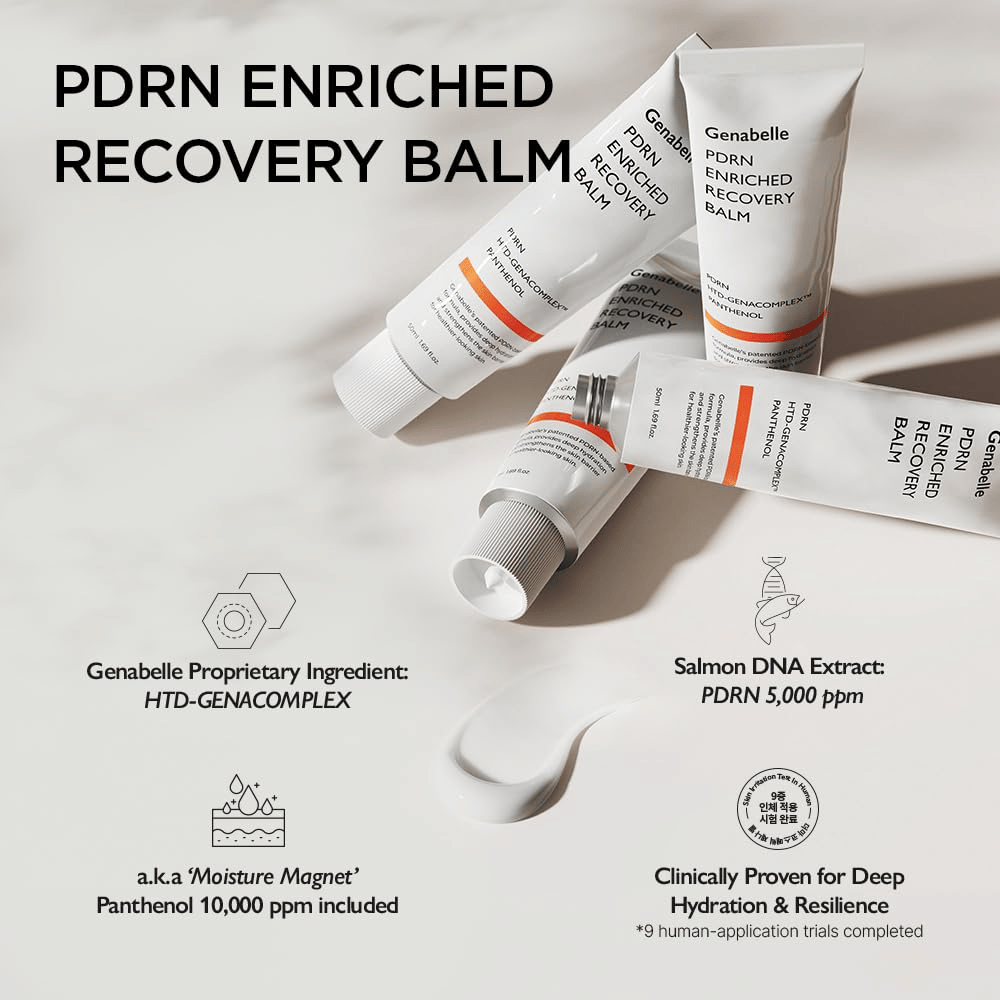 Genabelle PDRN Enriched Recovery Balm z PDRN, pantenolom in HTD-GENACOMPLEX