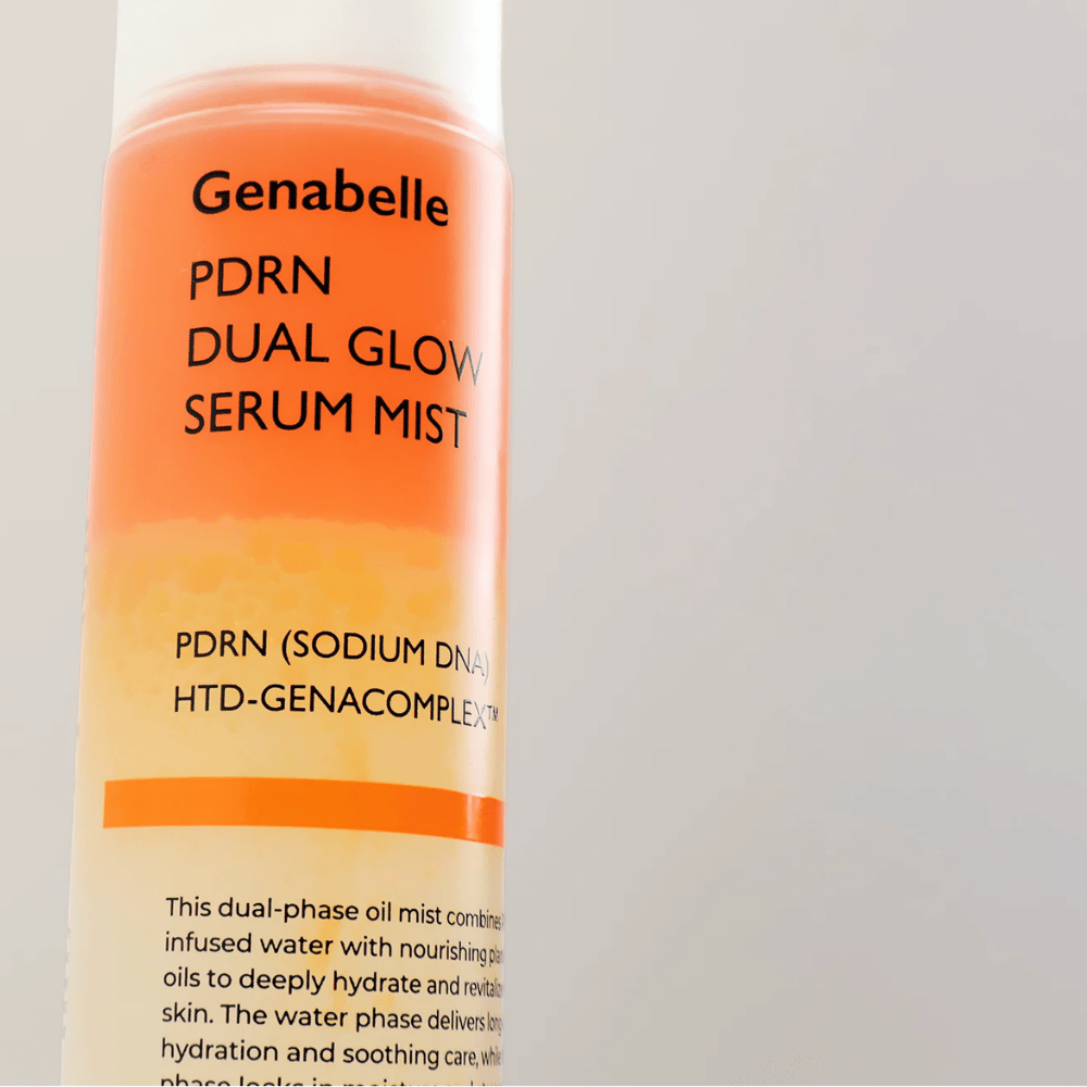 Genabelle PDRN Dual Glow Serum Mist z PDRN in HTD-GENACOMPLEX za navlaženo kožo
