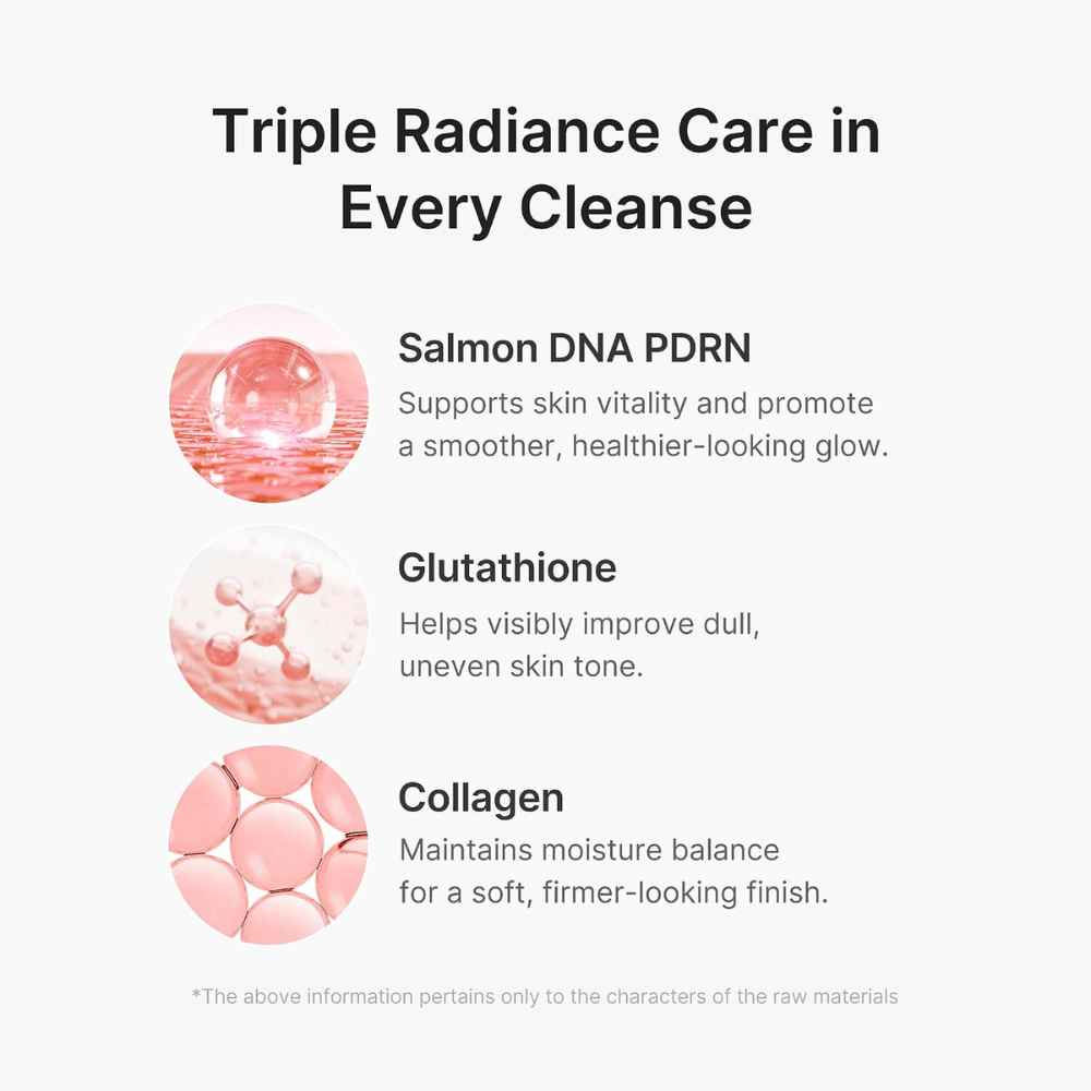 Medicube PDRN Pink Glutathione Capsule Cleansing Foam z PDRN, glutationom in kolagenom za čisto, navlaženo kožo s sijajem