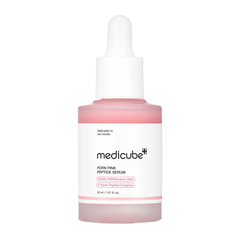 Medicube PDRN Pink Peptide Serum – Sijajni in obnovitveni serum.

🌹 Rose PDRN (Sodium DNA) – Krepi kožno pregrado in spodbuja obnovo celic.
💖 5 vrst peptidnih kompleksov – Povečuje proizvodnjo kolagena in izboljšuje elastičnost kože.
✨ Daje sijaj – Zmanjšuje neenakosti in daje sijočo kožo.

Popolno za enakomerno, čvrsto in navlaženo kožo!