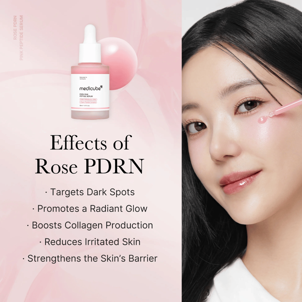 Učinki Medicube Rose PDRN Pink Peptide Serum

🌟 Zmanjšuje temne lise
✨ Daje koži sijaj
💖 Spodbuja proizvodnjo kolagena
🌿 Pomirja razdraženo kožo
🛡️ Krepi kožno pregrado

Popolno za enakomernejšo, čvrstejšo in bolj sijočo kožo!