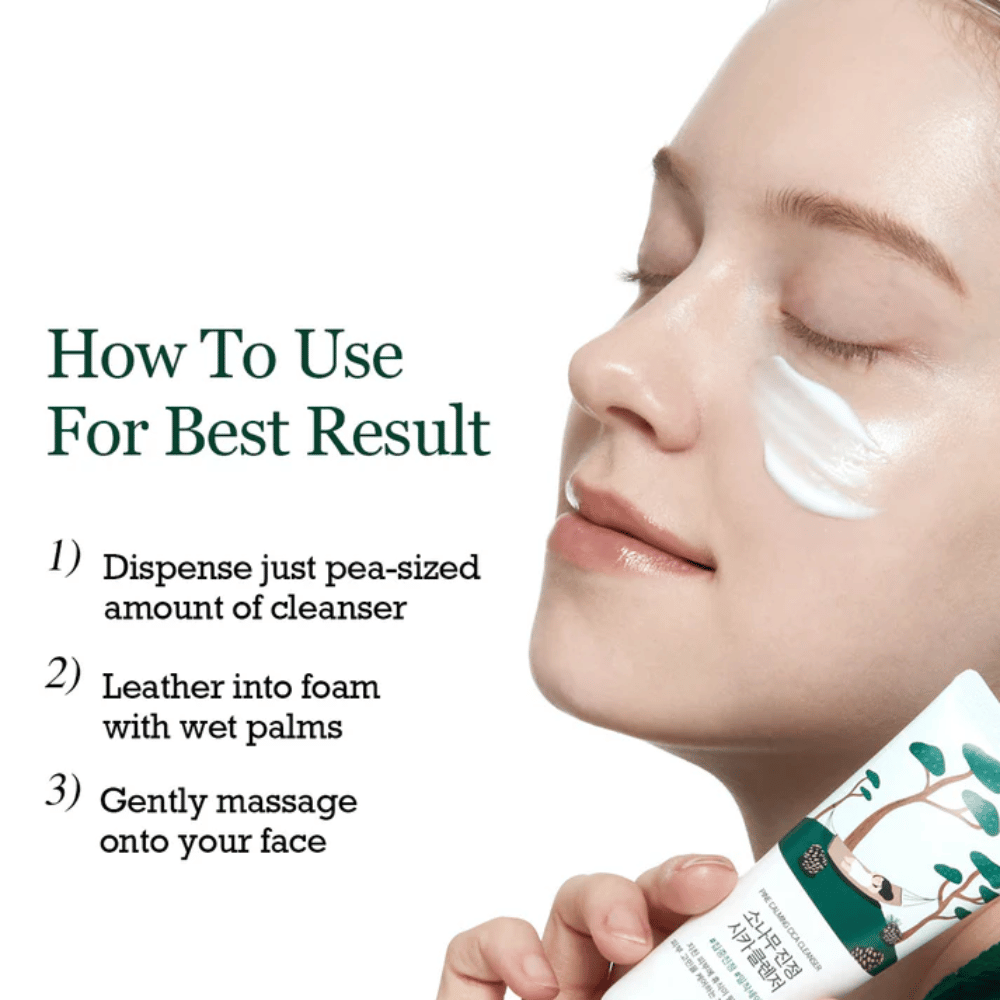 ROUND LAB Pine Calming Cica Cleanser – kako uporabljati čistilo za najboljše rezultate