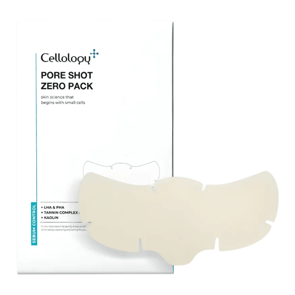 Cellology Pore Shot Zero Pack – obliž za pore za ciljno nego por in odvečnega loja