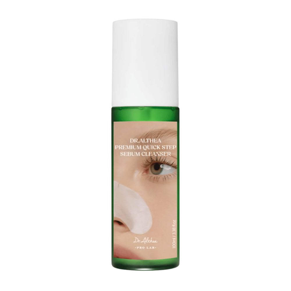 Dr. Althea Premium Quick Step Sebum Cleanser – čistilo za obraz, ki učinkovito odstrani sebum, ogrce in nečistoče, ne da bi izsušilo kožo.