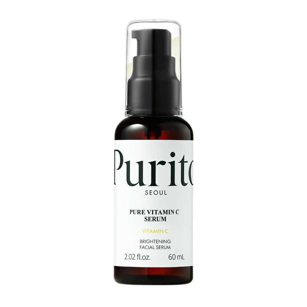 Purito SEOUL Pure Vitamin C Serum 60 ml – korejski serum z vitaminom C v temni steklenički s črpalko za sijaj in bolj enakomeren ten kože.