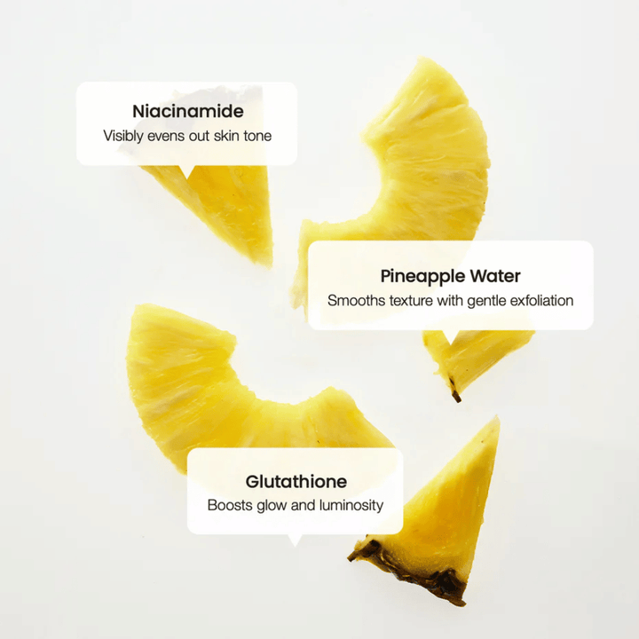 Biodance Radiant Vita Niacinamide Cream sestavine – niacinamide, ananasova voda in glutathione za enakomeren ten in povečano sijaj