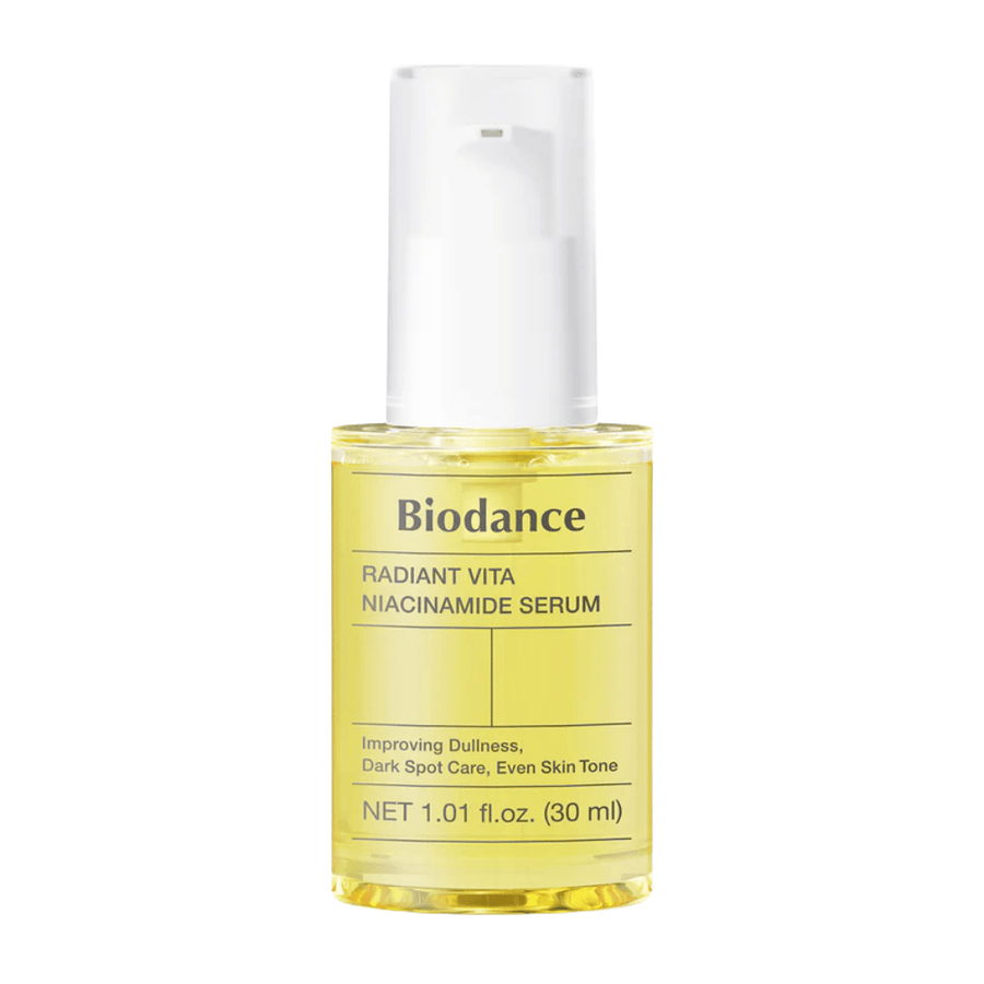 Biodance Radiant Vita Niacinamide Serum 30 ml – sijoč serum z niacinamidom za temne lise in neenakomeren ten kože