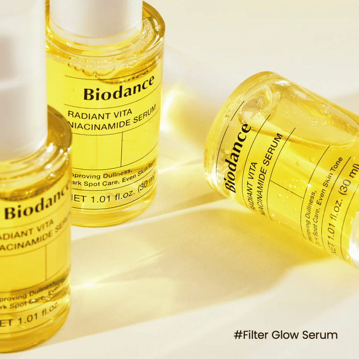 Biodance Radiant Vita Niacinamide Serum 30 ml – sijoč serum z niacinamidom za sijaj in enakomeren ten kože