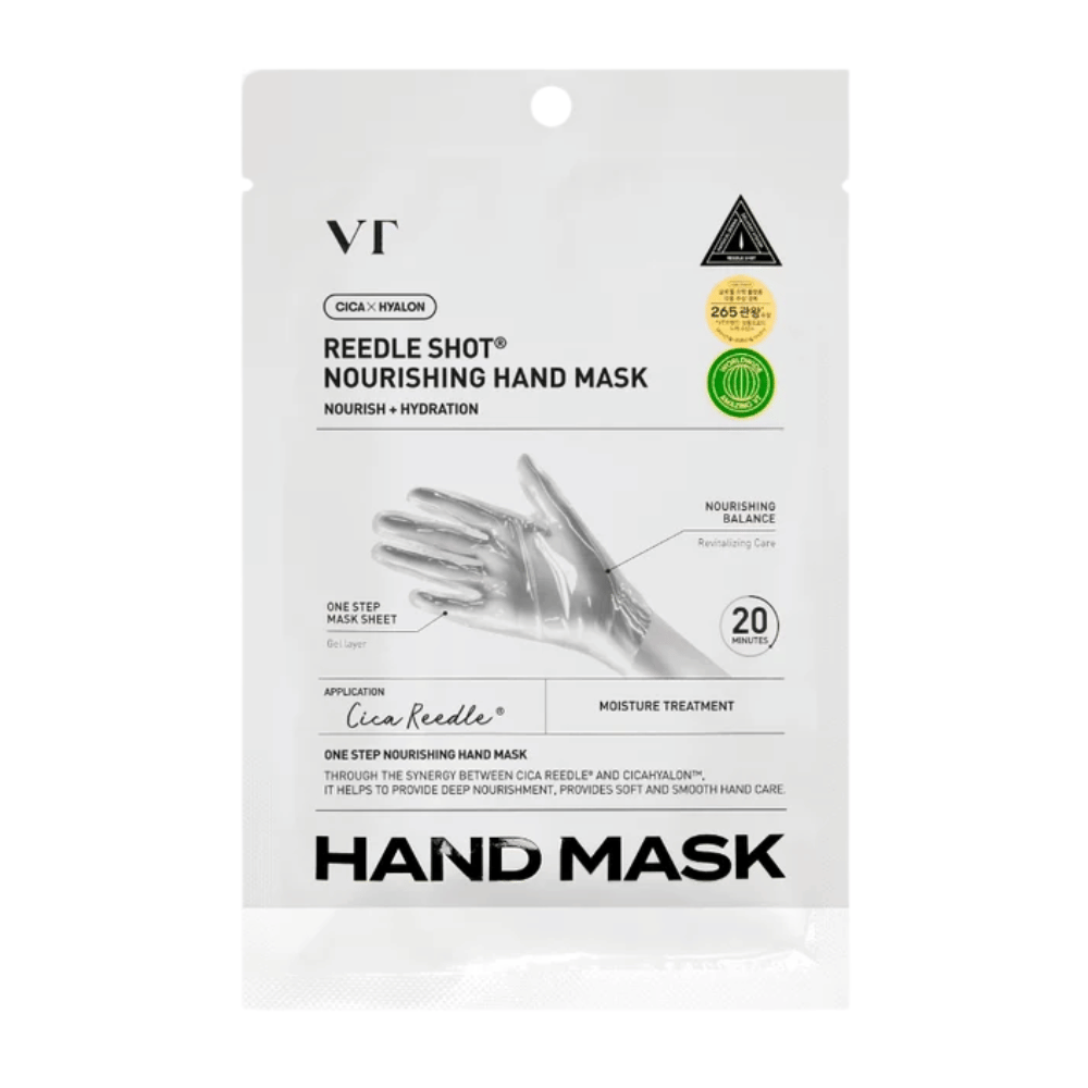 VT Cosmetics Reedle Shot Nourishing Hand Mask s CICA Reedle in hialuronsko kislino za intenzivno nego rok