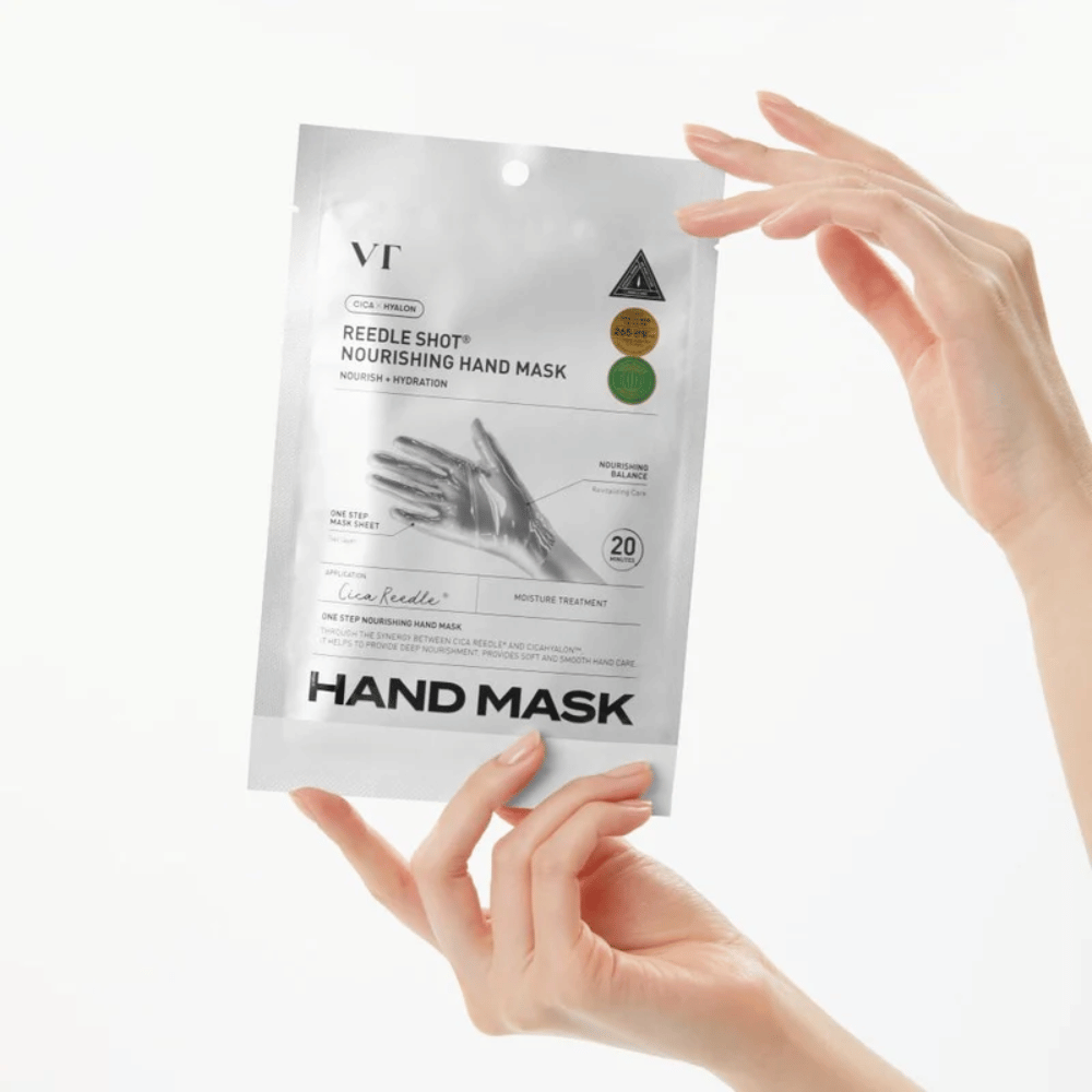 VT Cosmetics Reedle Shot Nourishing Hand Mask vlažilna maska za roke s CICA in hialuronom za suhe roke