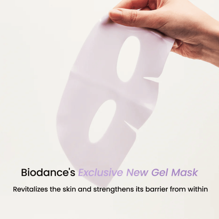 Embalaža Biodance Rejuvenating Caviar PDRN Real Deep Mask s poudarkom na anti-age, obnovi kože in sijaju
