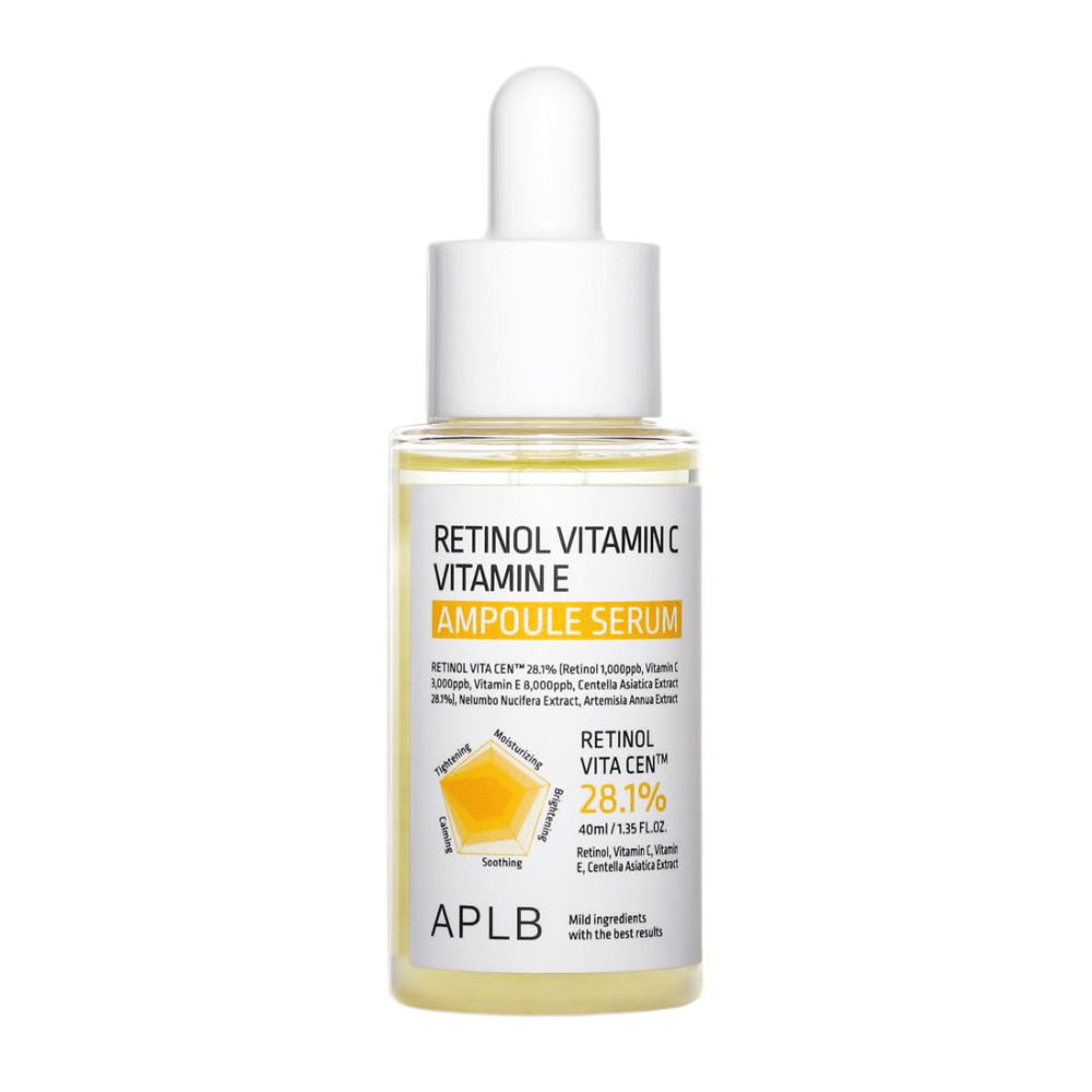APLB Retinol Vitamin C Vitamin E Ampoule Serum 40 ml slika izdelka na belem ozadju