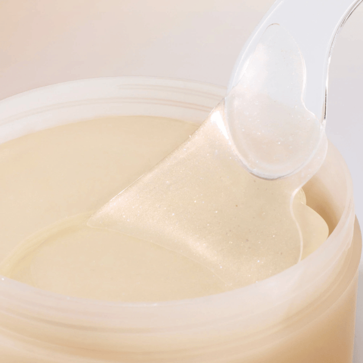 Spatula dviguje Beauty of Joseon obliž za oči iz lončka, hidrogelni obliži z ginsengom in retinalom za anti-age in nego oči.