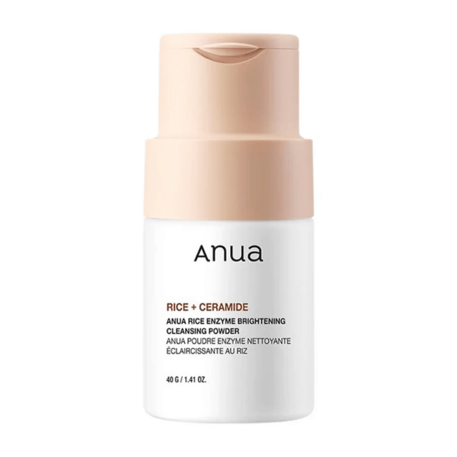 Anua Rice Enzyme Brightening Cleansing Powder je čistilni izdelek, ki združuje riž in ceramide za nežno eksfoliacijo in sijaj. Ustvari bogato peno, ki učinkovito odstranjuje umazanijo in odmrle kožne celice, kar ima za posledico čisto in sijočo kožo. Zaradi svoje pH uravnotežene formule je primeren za vse tipe kože, vključno z občutljivo kožo.