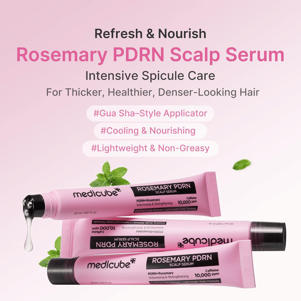 Medicube Rosemary PDRN Scalp Serum – intenzivna nega za lasišče in gostejše lase