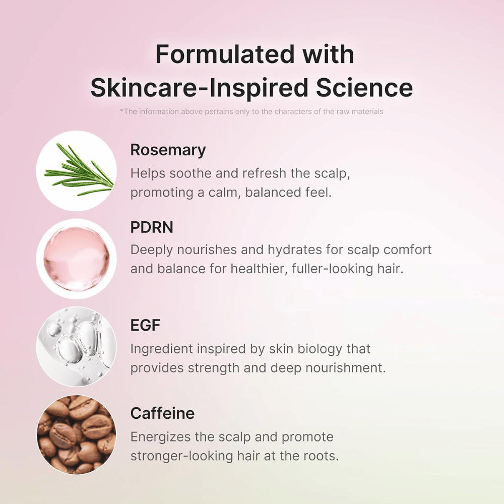 Medicube Rosemary PDRN Scalp Serum – rožmarin, PDRN, EGF in kofein za nego lasišča