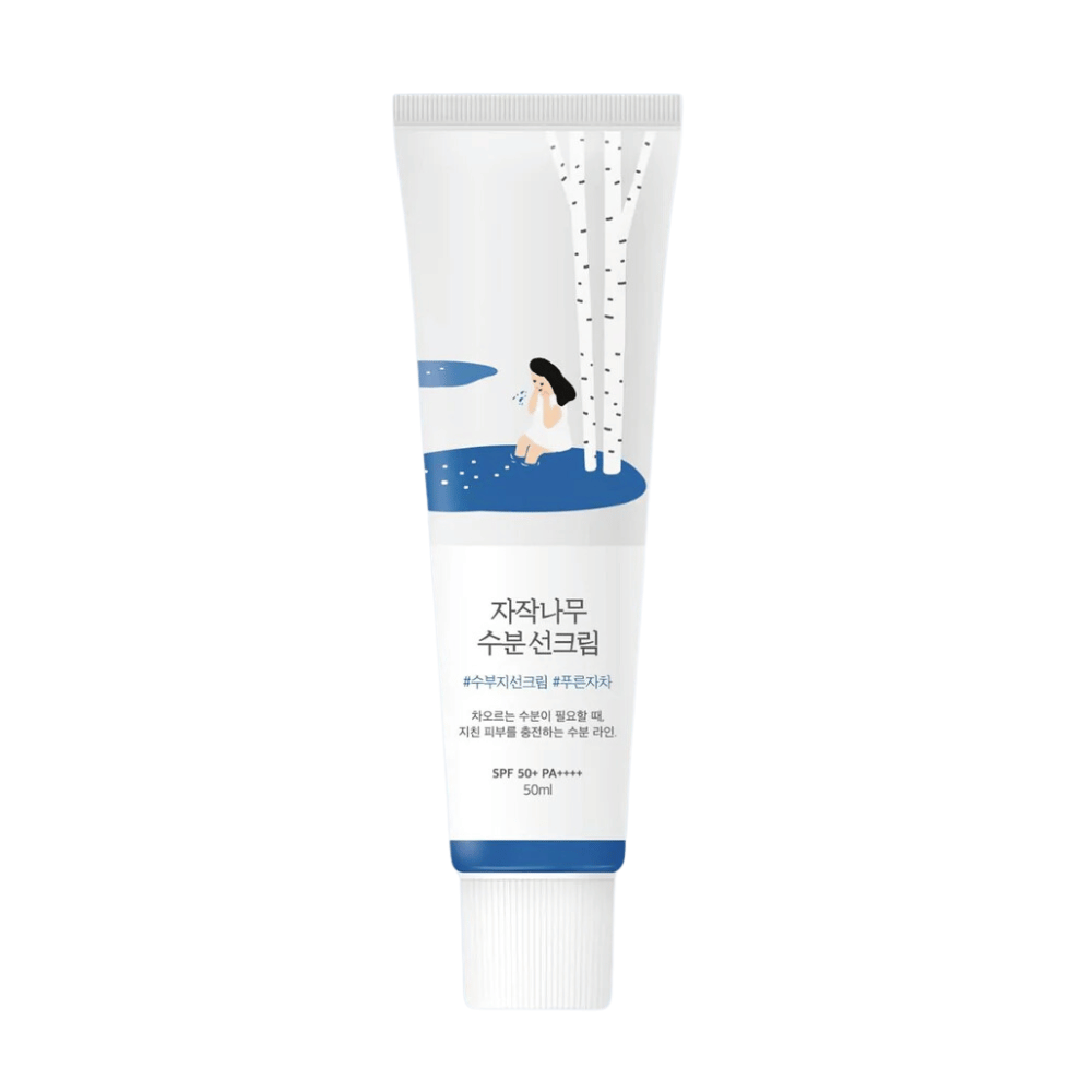 Ena tuba z Round Lab Birch Juice Moisturizing Sunscreen SPF50+ PA++++ 50ml.