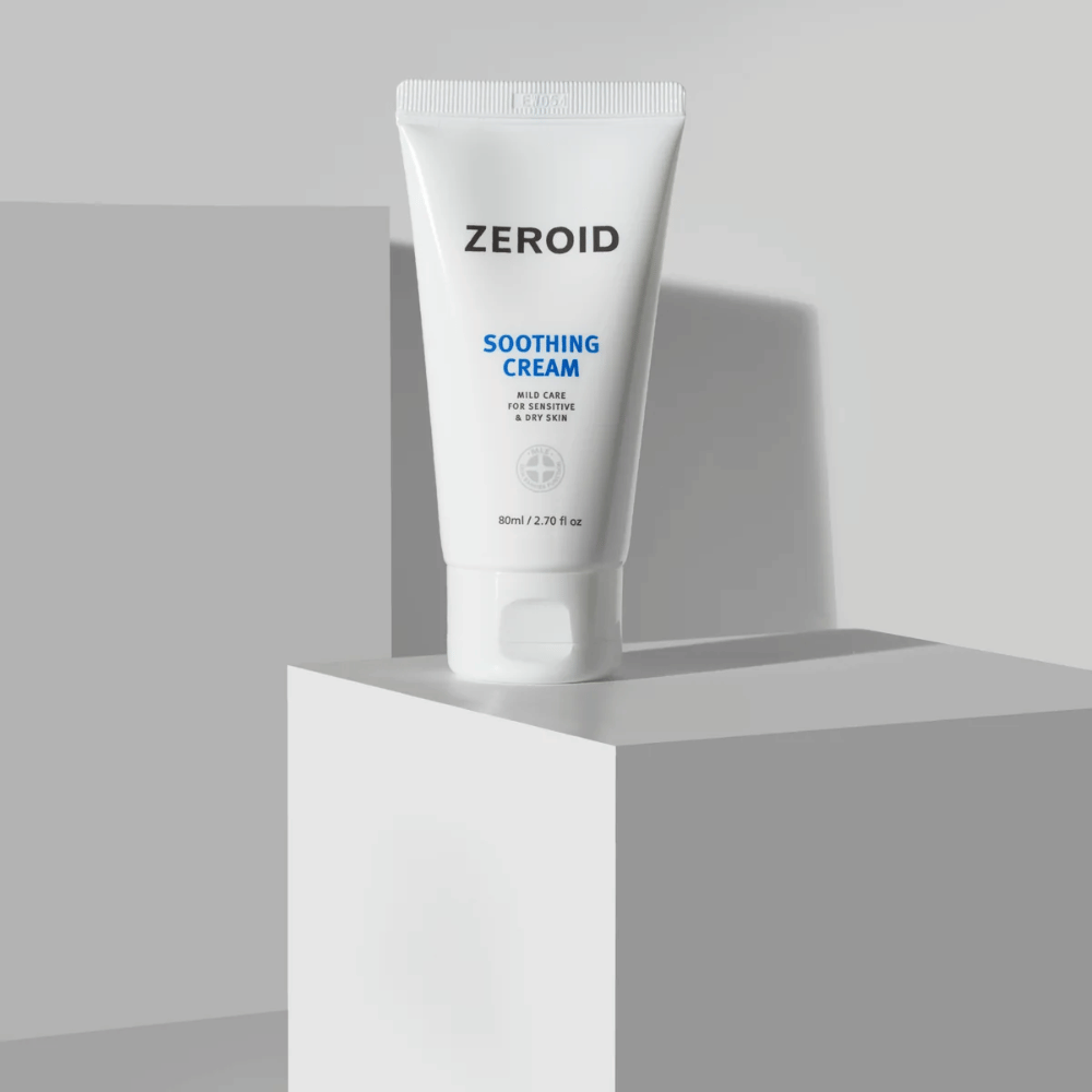 ZEROID Soothing Cream 80 ml na podstavku za vsakodnevno vlaženje suhe in občutljive kože