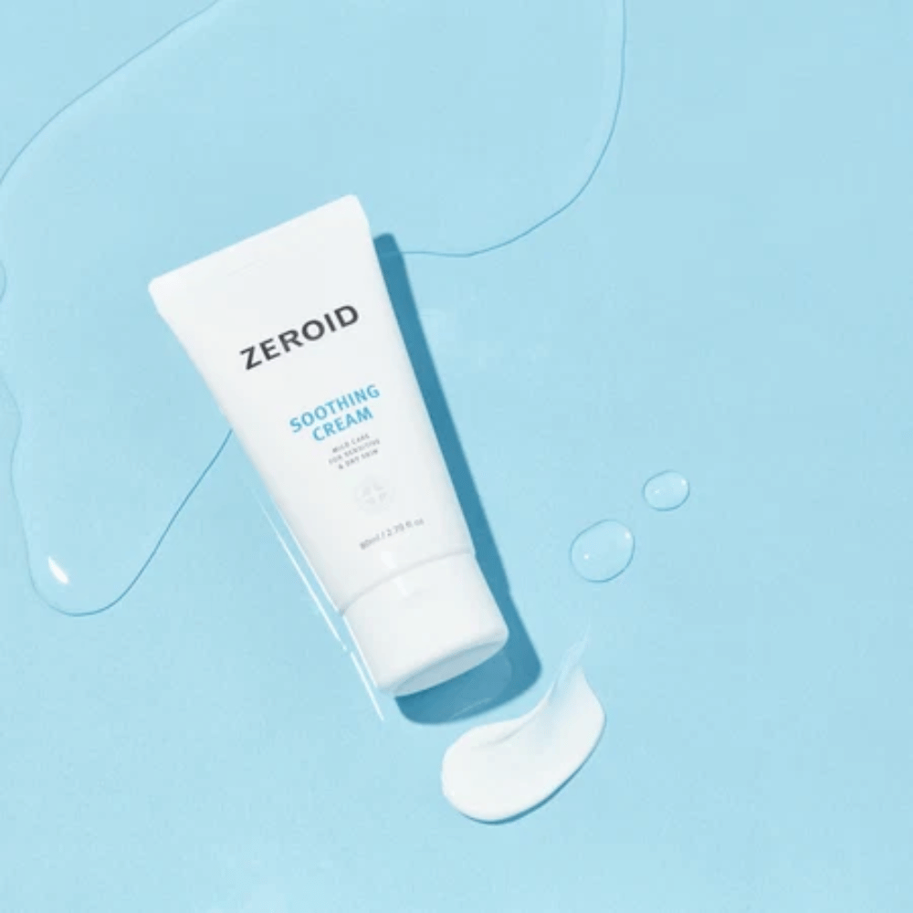 ZEROID Soothing Cream s pomirjujočo in vlažilno formulo za občutljivo in suho kožo