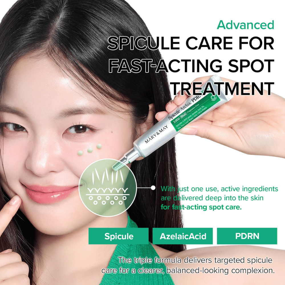 Mary&May Spicule Azelaic PDRN Spot Cream – spot treatment s spikulami, azelainsko kislino in PDRN