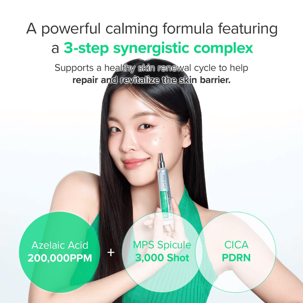 Mary&May Spicule Azelaic PDRN Spot Cream – formula z azelainsko kislino, MPS-spikulami in CICA PDRN
