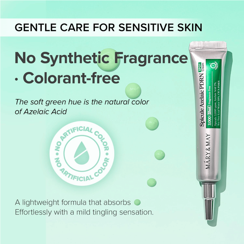 Mary&May Spicule Azelaic PDRN Spot Cream – točkovna krema brez dišav z azelainsko kislino
