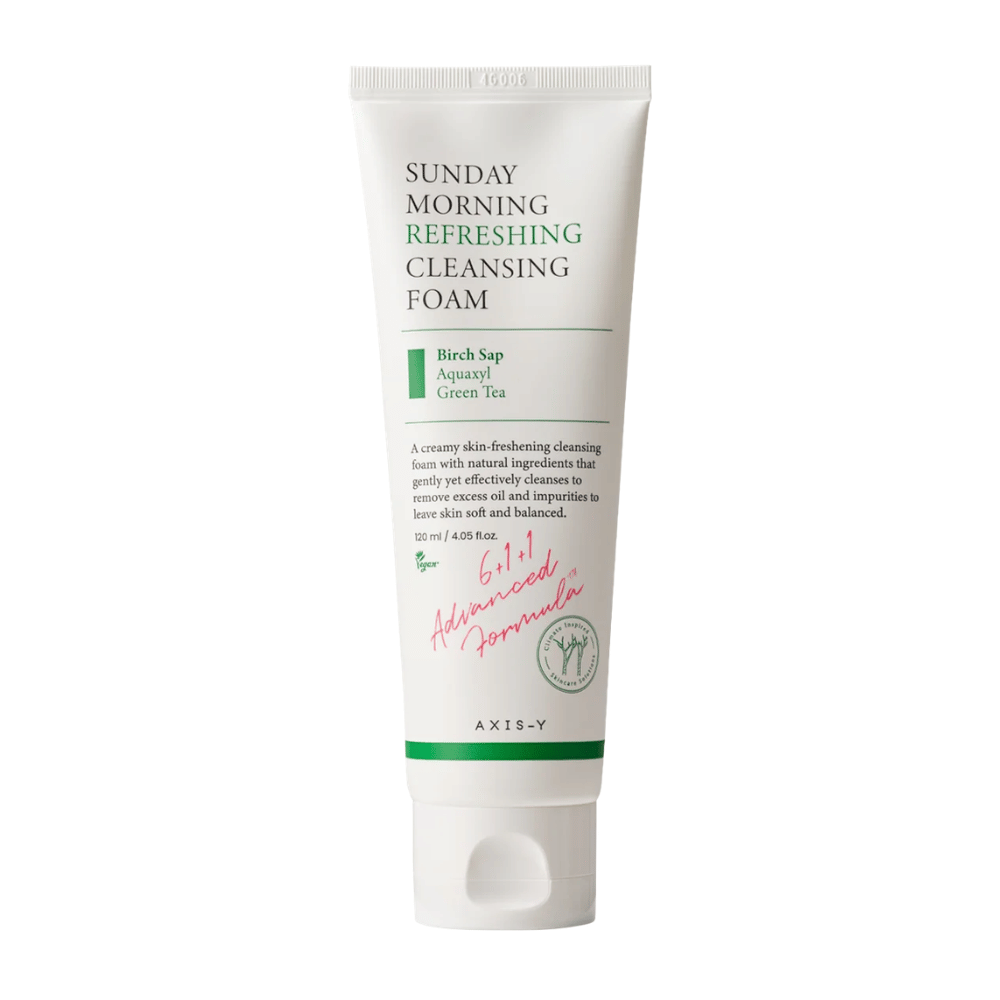 AXIS-Y Sunday Morning Refreshing Cleansing Foam 120 ml slika izdelka na belem ozadju