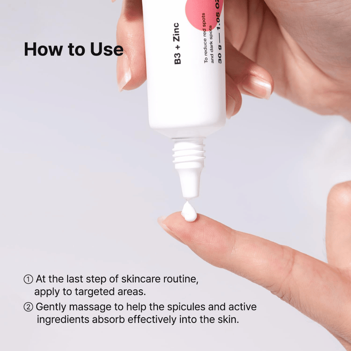 TIA'M AC Fighting Spot RX Cream – nanesite na specifična področja v zadnjem koraku nege kože za pomiritev in zdravljenje madežev.