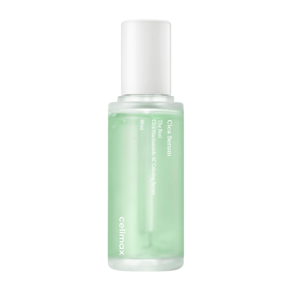 Celimax The Real Cica Niacinamide AC Calming Serum 40 ml slika izdelka na belem ozadju