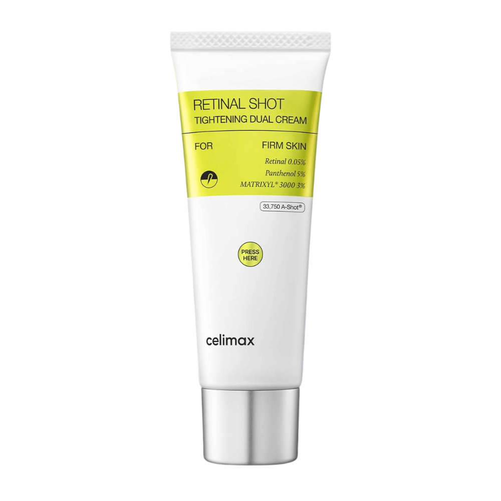 Celimax The Vita-A Retinal Shot Tightening Dual Cream – slika izdelka dvojne kreme z retinalom 0,05 %
