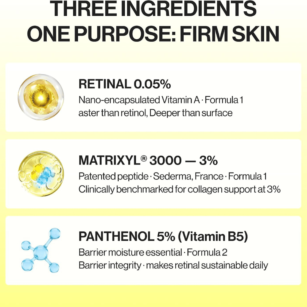 Celimax The Vita-A Retinal Shot Tightening Dual Cream – učvrstitvena nega kože z retinalom 0,05 %, Matrixyl 3000 in pantenolom
