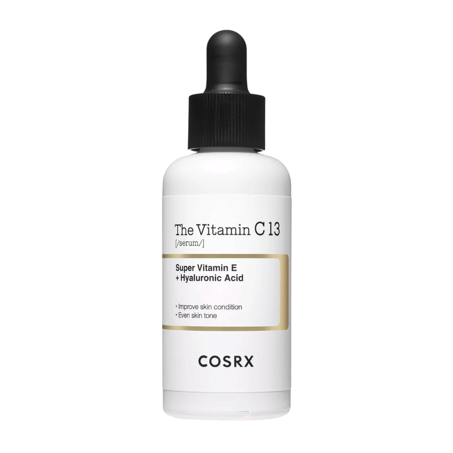 COSRX The Vitamin C 13 Serum 20 ml, C-vitamin serum z vitaminom E in hialuronsko kislino za sijaj, enakomeren ten kože in izboljšano kakovost kože.