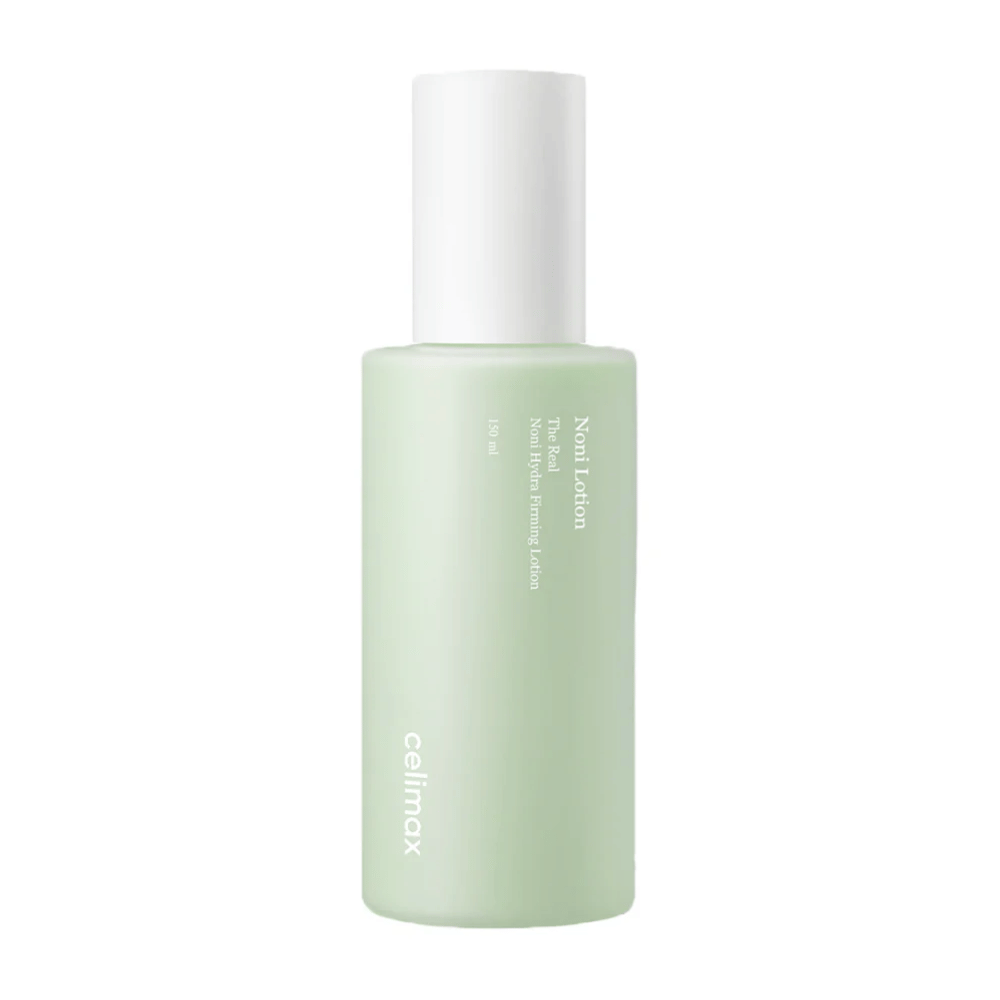 Celimax The Real Noni Hydra Firming Lotion je vlažilni losjon, ki učvrsti kožo. Obogaten z izvlečkom Noni in hranilnimi sestavinami, pomaga izboljšati elastičnost kože in daje svež občutek. Popoln za vsakodnevno uporabo za gladko in sijočo kožo!
