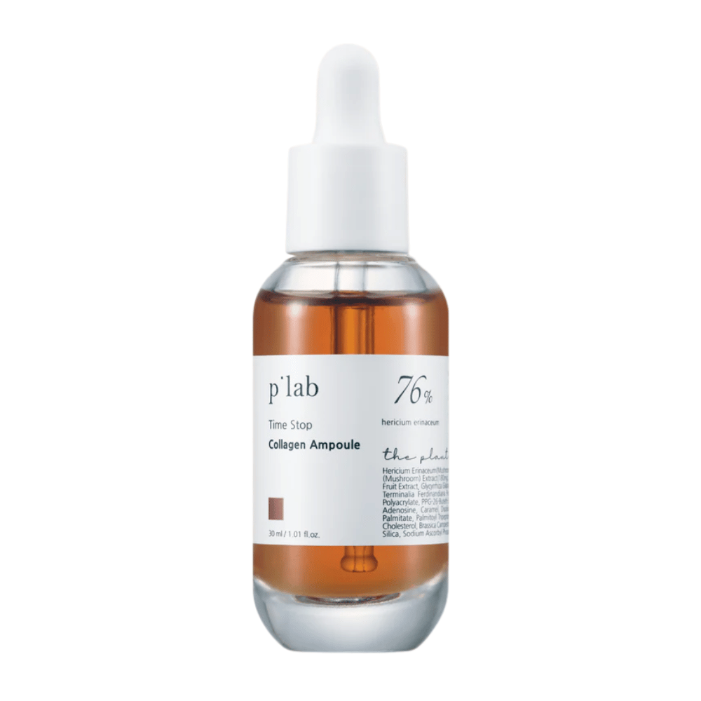 p’lab Time Stop Collagen Ampoule – Anti-aging ampula za čvrstejšo in navlaženo kožo.

🍄 76% ekstrakt Hericium Erinaceum – Krepi elastičnost kože in spodbuja proizvodnjo kolagena.
💧 Globoko vlaženje – Nudi hranila in izboljšuje teksturo kože.
✨ Anti-aging učinek – Zmanjšuje drobne linije in daje mladosten sijaj.

Popolno za čvrstejšo in bolj sijočo kožo!