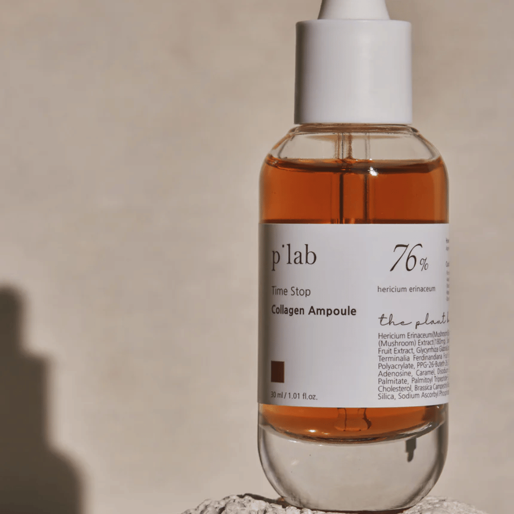 p’lab Time Stop Collagen Ampoule – Močna ampula za elastičnost in sijaj kože.

🍄 76% ekstrakt Hericium Erinaceum – Spodbuja proizvodnjo kolagena in krepi kožo.
💧 Globoko vlaženje – Mehča in izboljšuje teksturo kože.
✨ Anti-aging učinek – Zmanjšuje drobne linije in daje čvrstejšo kožo.

Popolno za mladostno in sijočo kožo!