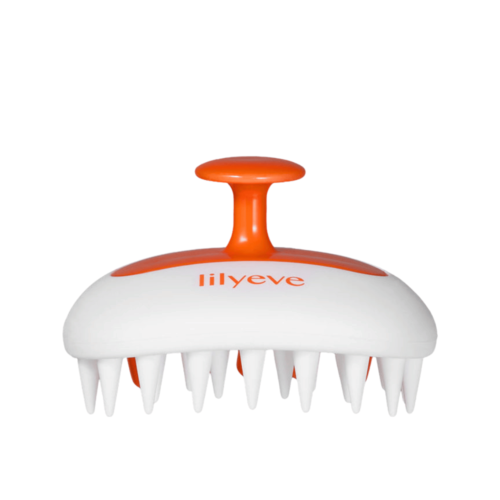 LILYEVE Two-Way Gua Sha Brush silikonska krtača za lasišče za čiščenje, masažo in sprostitev
