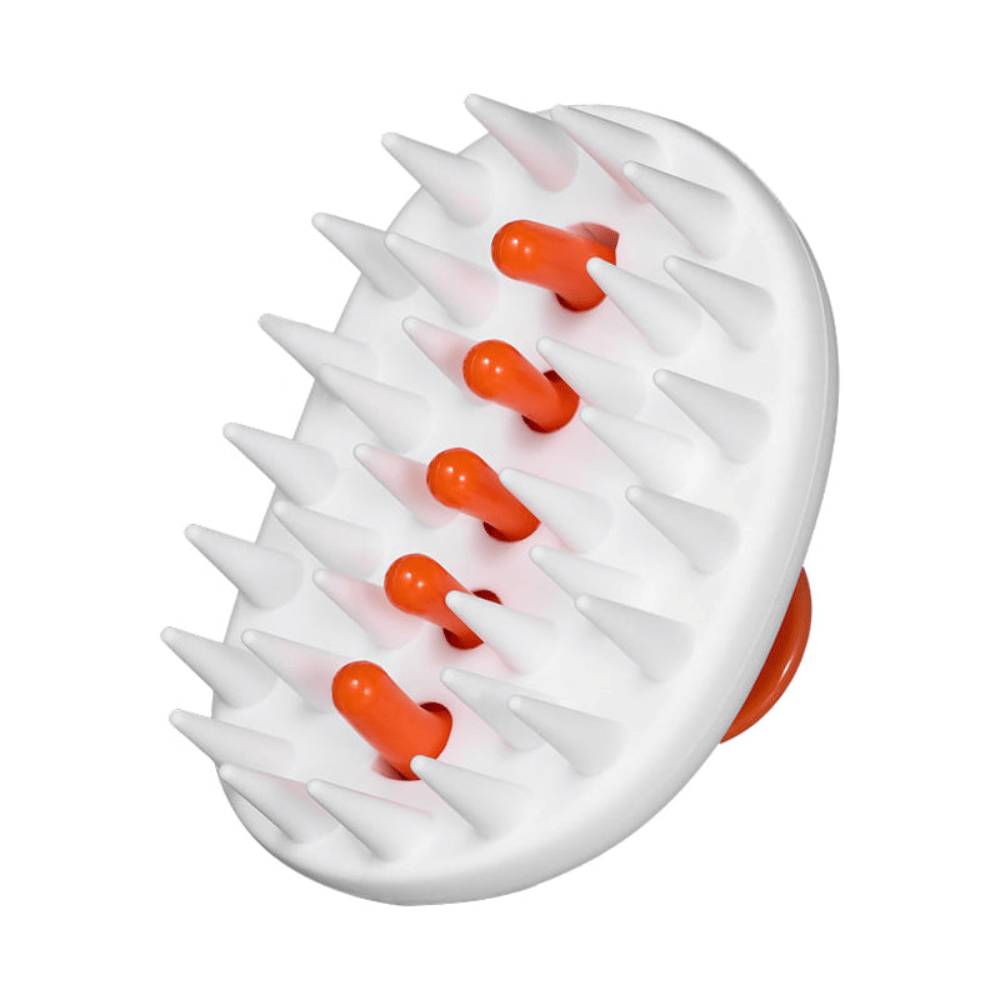 LILYEVE Two-Way Gua Sha Brush z mehkimi silikonskimi ščetinami za masažo in čiščenje lasišča
