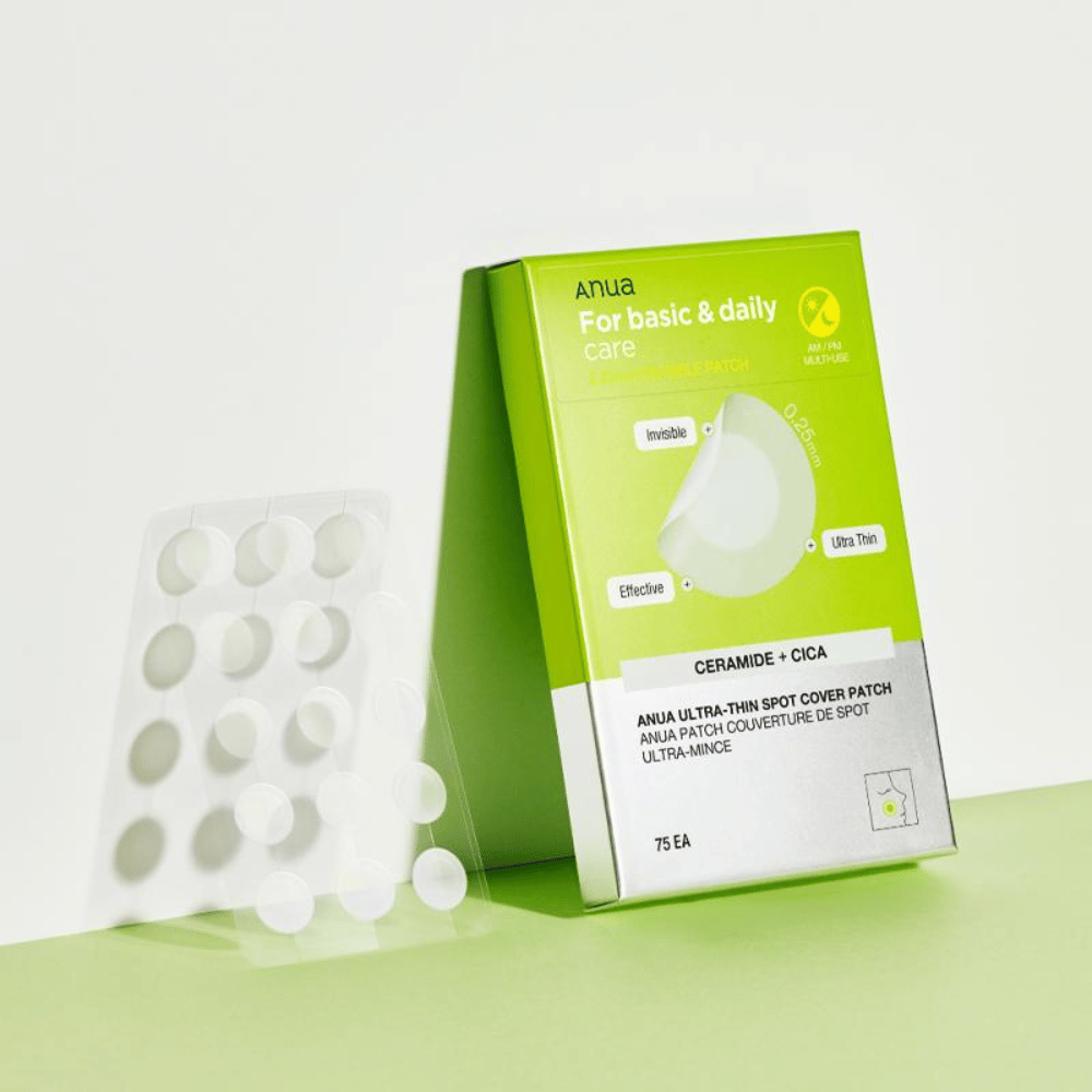 Anua Ultra-Thin Spot Cover Patch je popolna za vsakodnevno nego madežev. Z ultra tanko zasnovo in sestavinami, kot so ceramidi in Cica, pomirjajo kožo, ščitijo pred onesnaženjem in so nevidni med uporabo. Za enostavno in učinkovito nego kože!