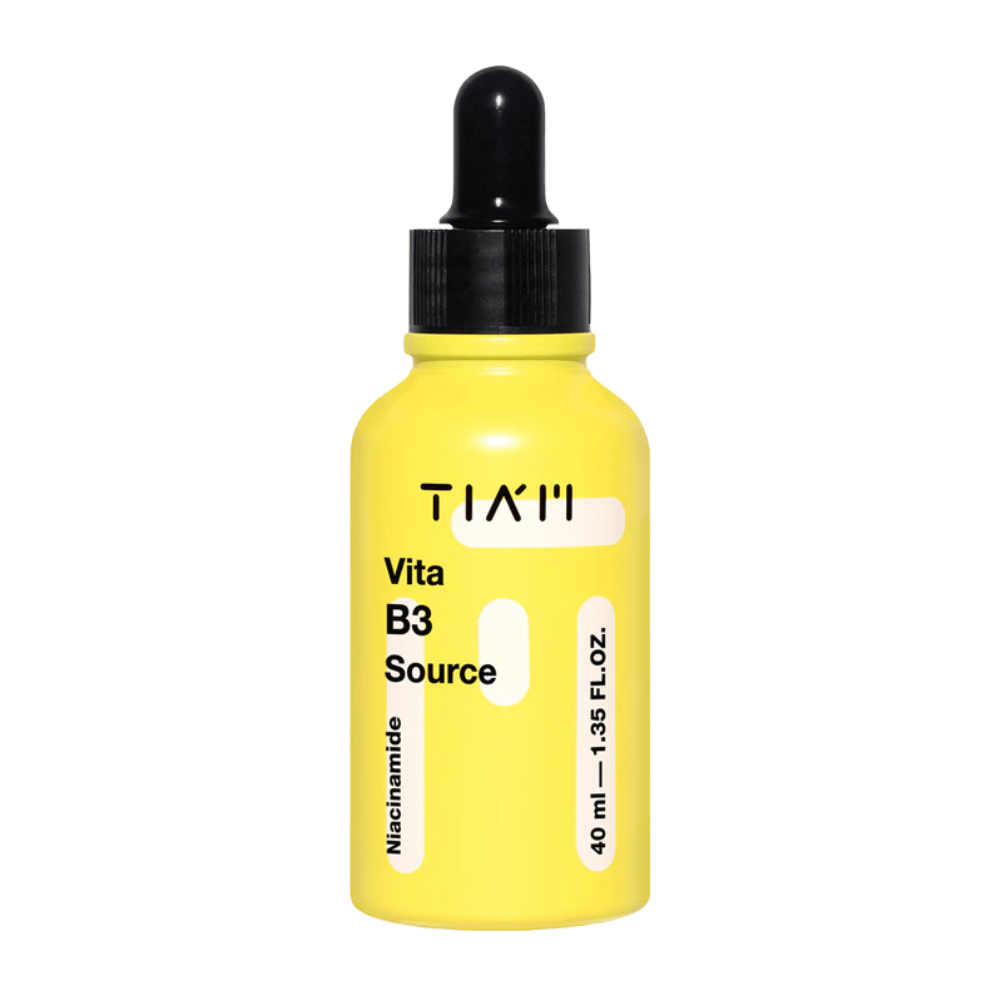 TIA'M Vita B3 Source – korejsko serum z niacinamidom (vitamin B3) za enakomernejši ten kože in izboljšan sijaj.