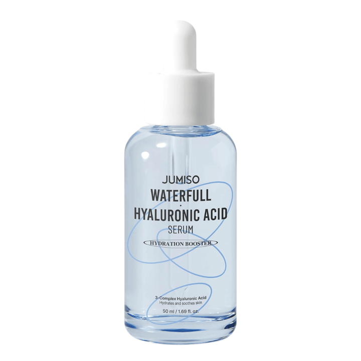 Jumiso Waterfull Hyaluronic Acid Serum 50 ml – 3-kompleksno hialuronsko serum za suho, občutljivo in dehidrirano kožo