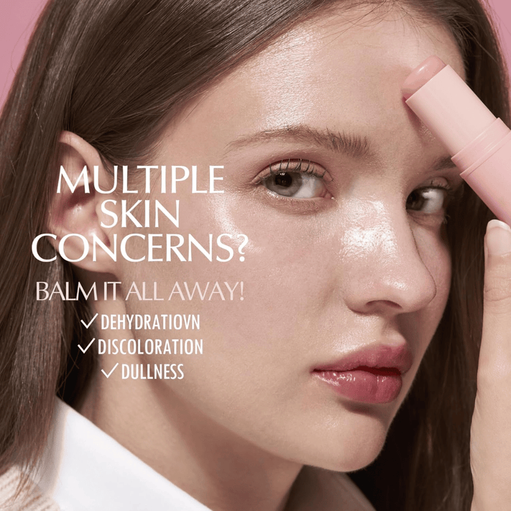 KAHI Wrinkle Bounce Multi Balm se nanaša na obraz za vlaženje, sijaj in izboljšano elastičnost kože proti suhosti in pusti koži.