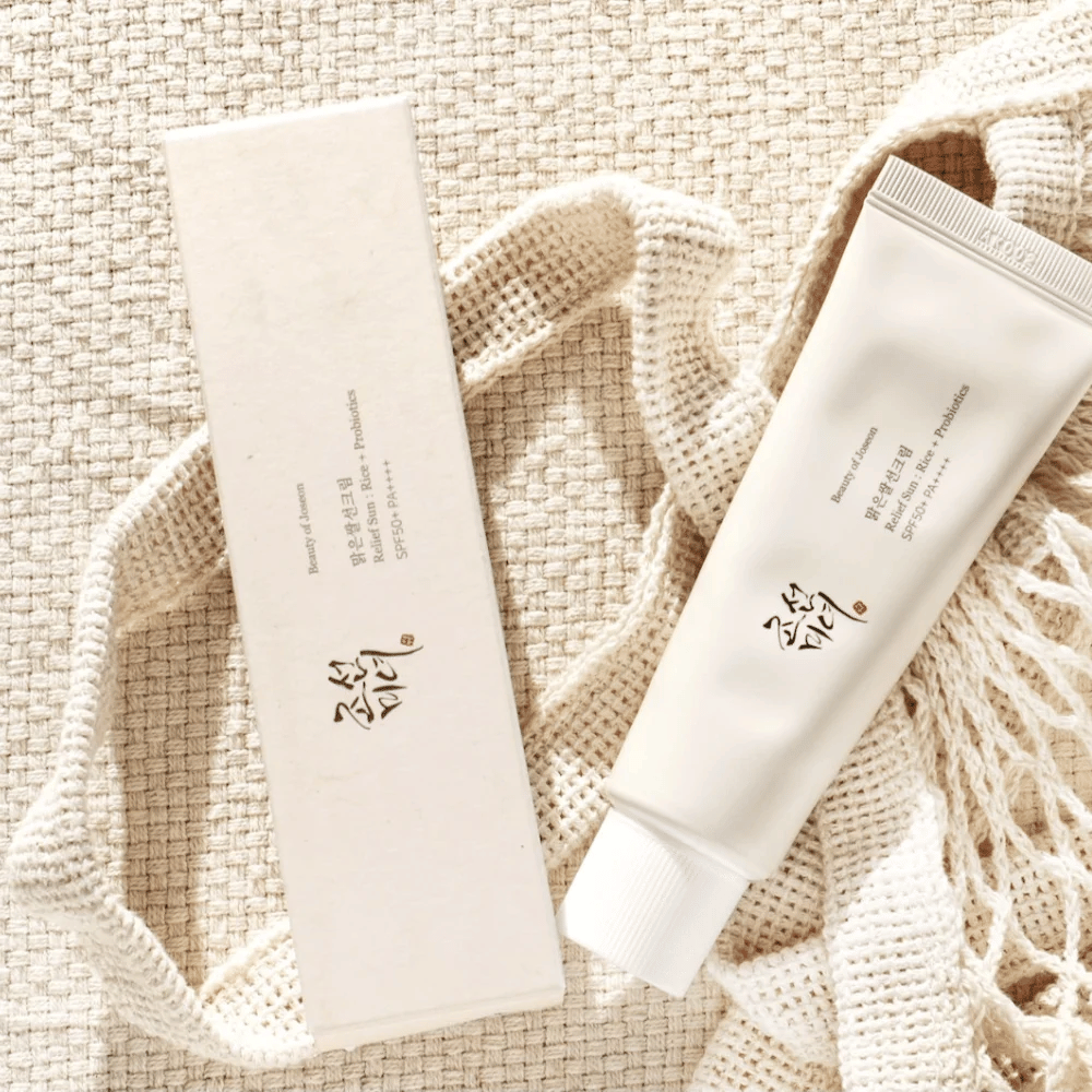 Beauty of Joseon Relief Sun SPF50+ PA++++ 50ml – lahka sončna krema z izvlečkom riža in probiotiki za vsakodnevno zaščito pred soncem in vlaženje.
