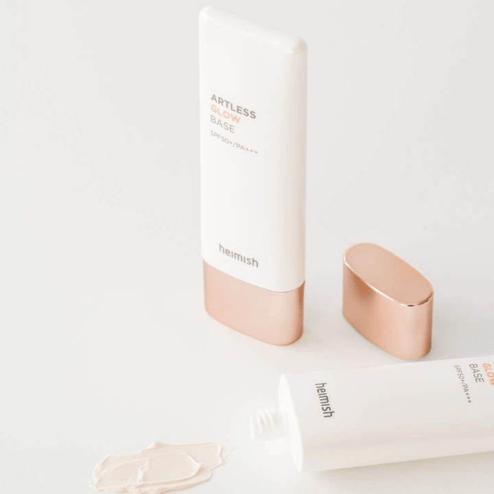 Tuba heimish Artless Glow Base SPF 50+ PA+++ 40ml zaščitna krema proti soncu.