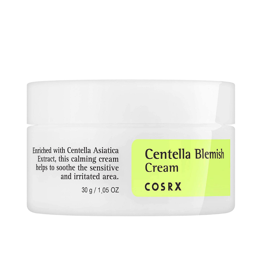 COSRX Centella Blemish Cream 30ml, popolna za aknasto kožo.
