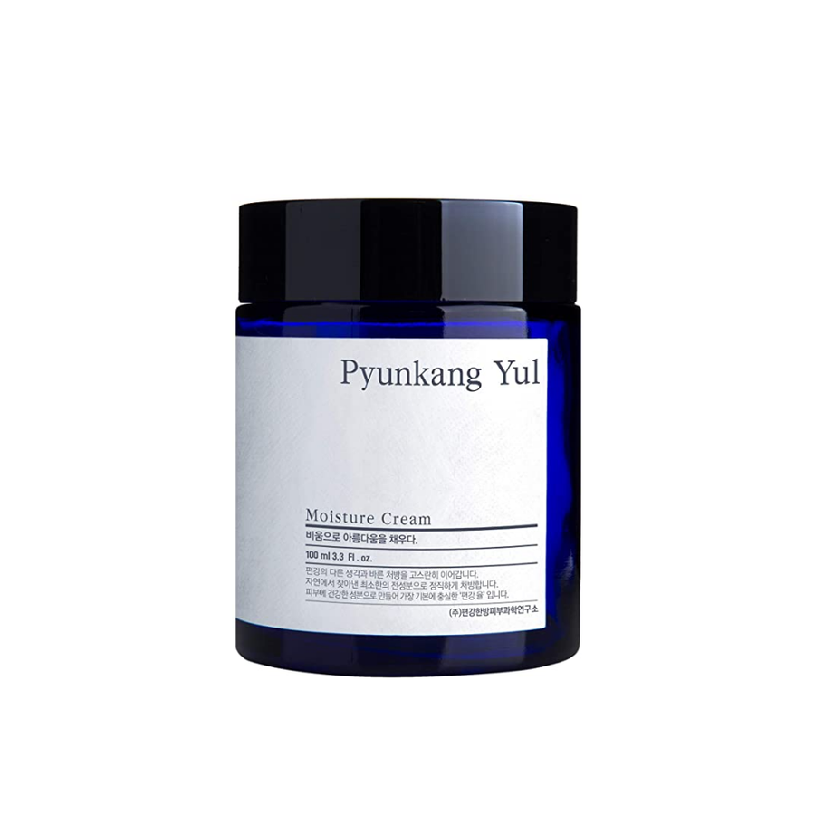 Kozarec Pyunkang Yul Moisture Cream 100ml na beli podlagi z vlažilnimi lastnostmi.