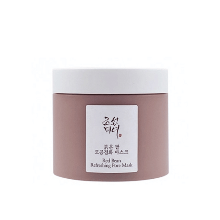 Kozarec Beauty of Joseon Red Bean Refreshing Pore Mask 140ml na beli podlagi.
