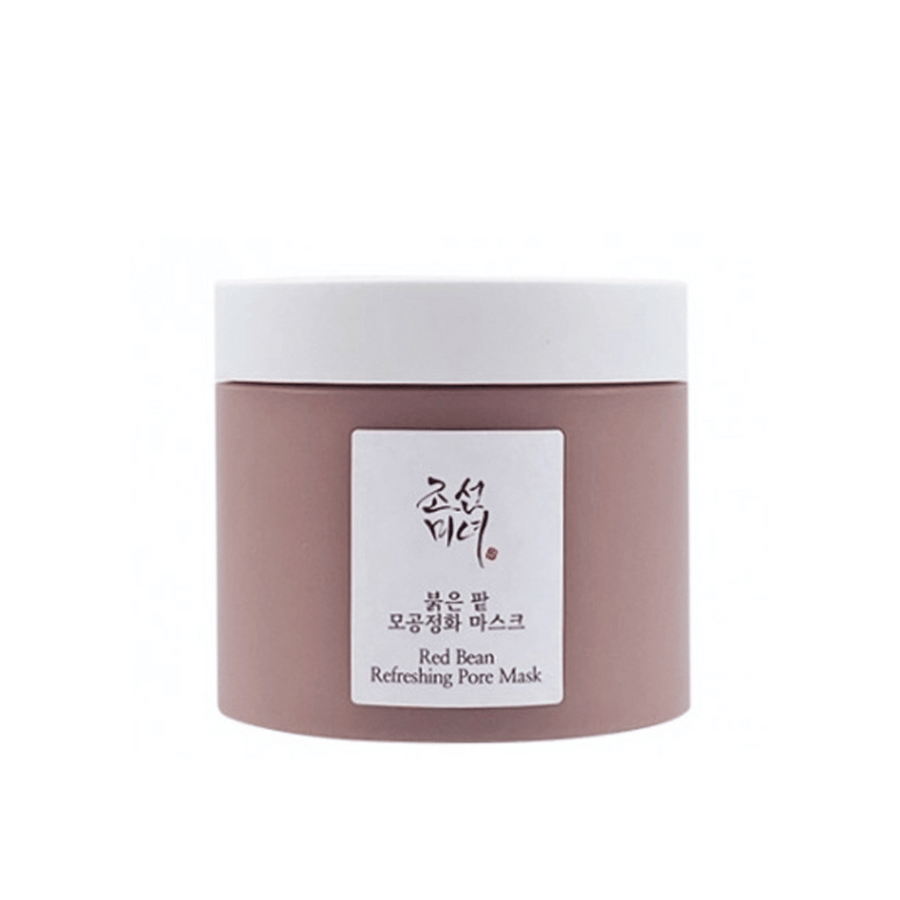 Kozarec Beauty of Joseon Red Bean Refreshing Pore Mask 140ml na beli podlagi.